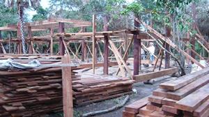 Building the lodge