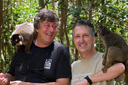Stephen Fry and Mark Carwardine in Last Chance to See
