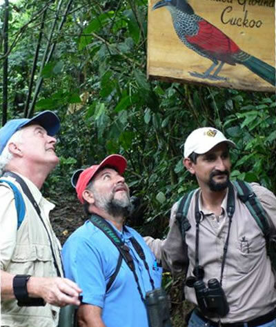 Dr Robert Ridgely at Rio Canande