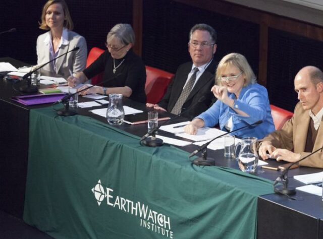 Earthwatch Debate panel members. © Chris Deeney / Earthwatch.