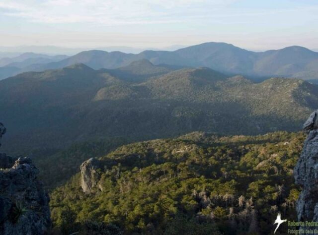 Mountainous landscape.