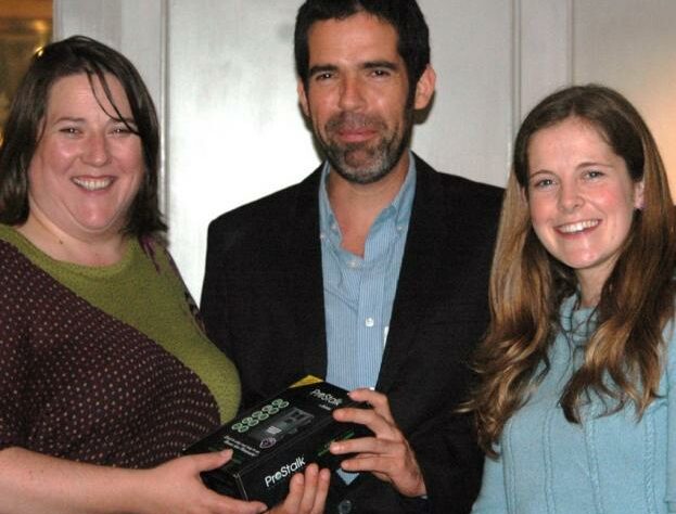 BIAZA staff present a camera-trap to Roberto.