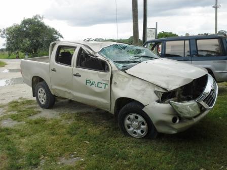 Written off vehicle.