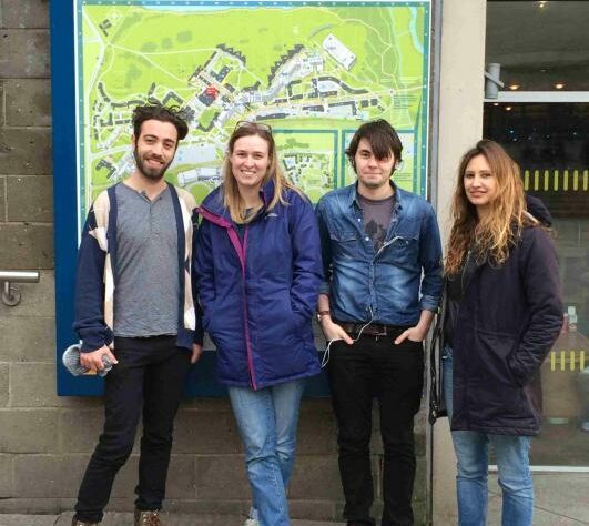 Emmanuel Lourie, Phoebe Miles, Tom Booth and Lina Lopez