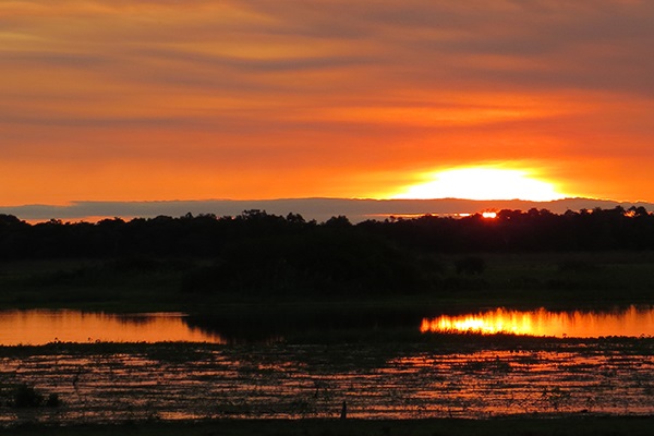 Sunset over Barba Azul