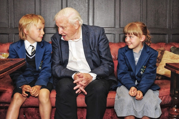 Young Fundraisers Meet Their Hero Sir David Attenborough World Land Trust