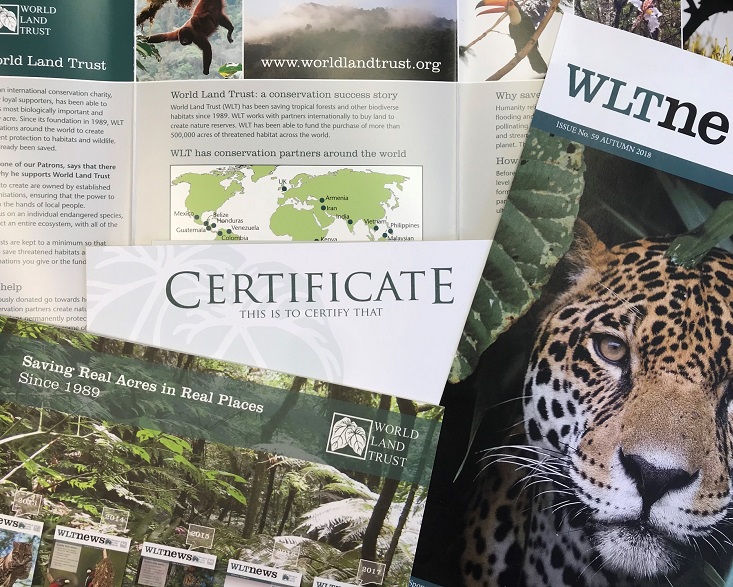WLT gift donation pack with certificate WLT gift donation pack with certificate