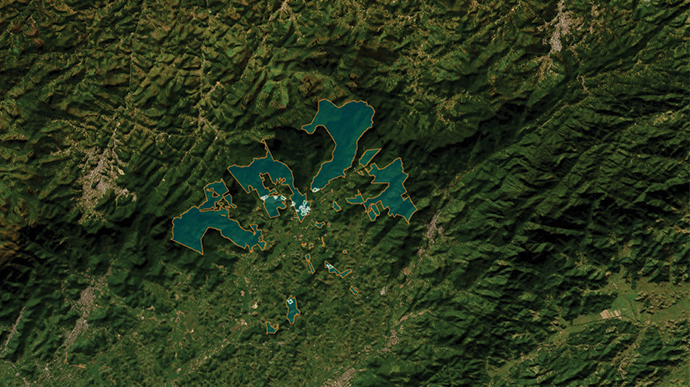 REGUA interactive map