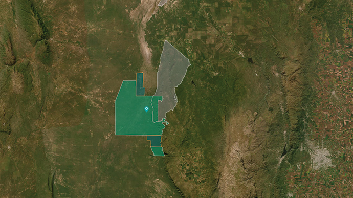 Traslasierra National Park interactive map