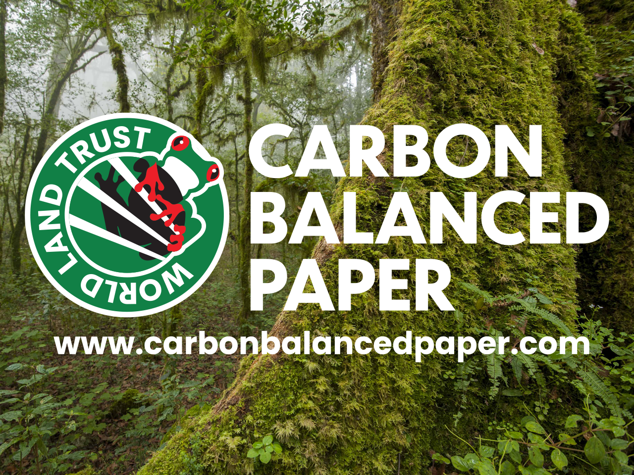 Carbon Balanced Paper promo