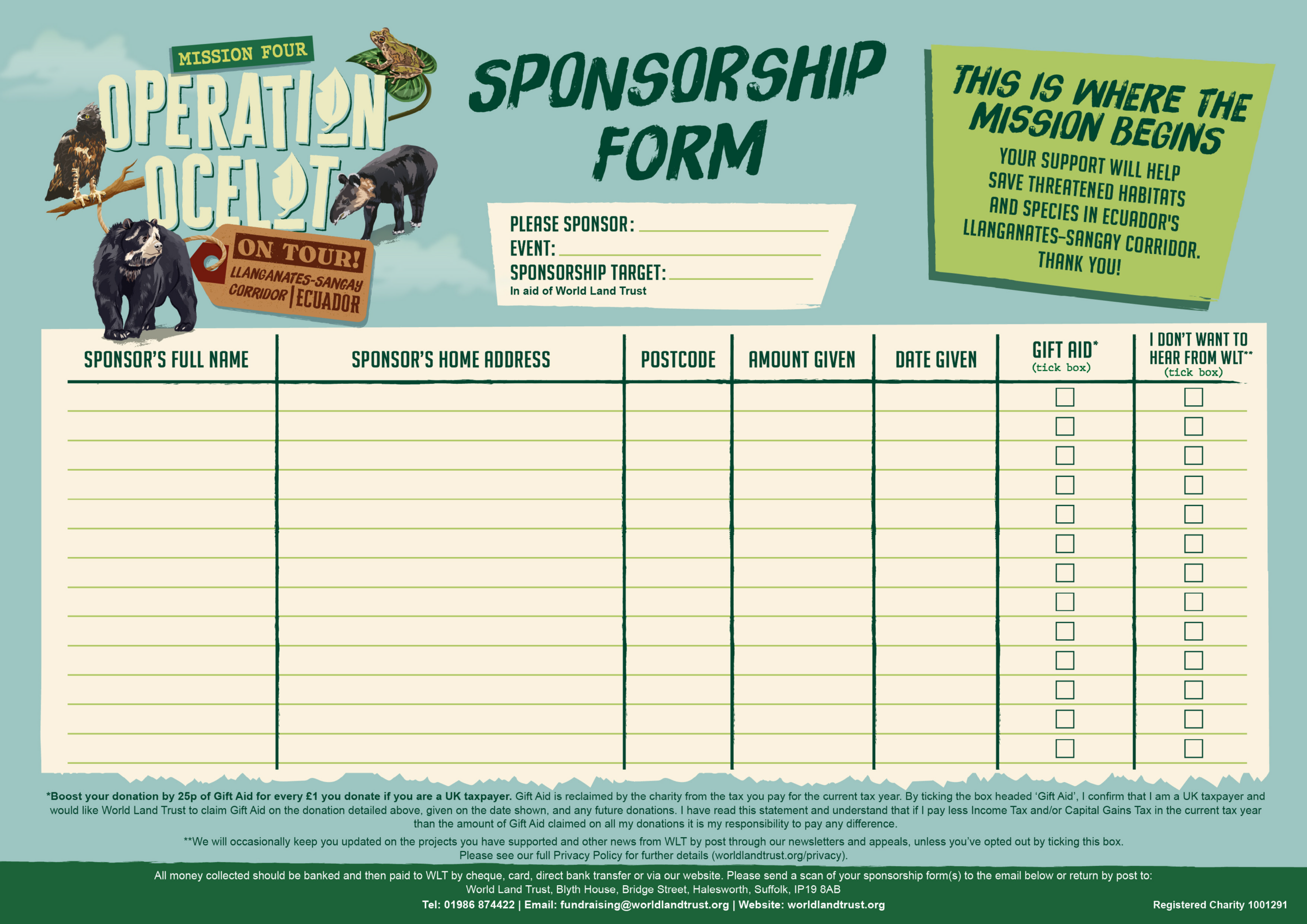 Sponsorship Form