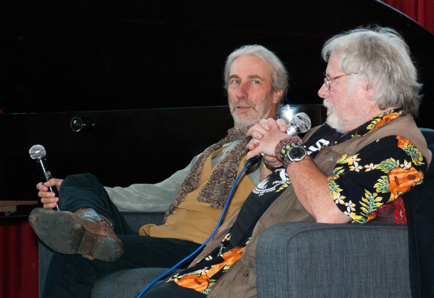Bill Oddie and Simon Barnes talking cricket?