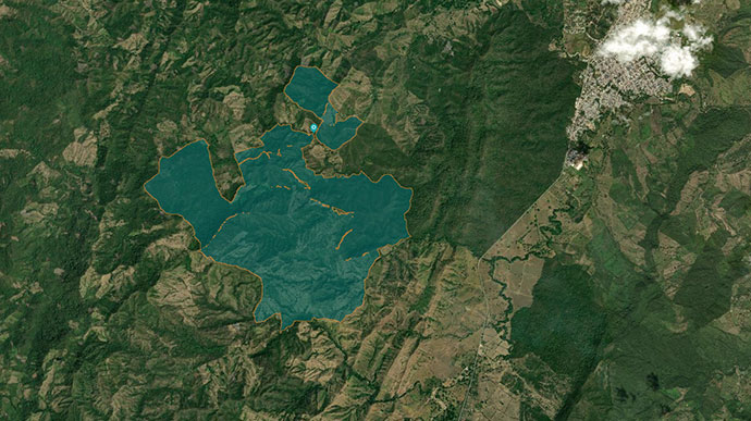 Colombia carbon project area