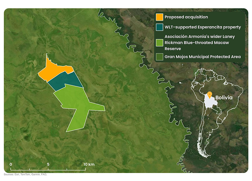 Bolivia appeal map
