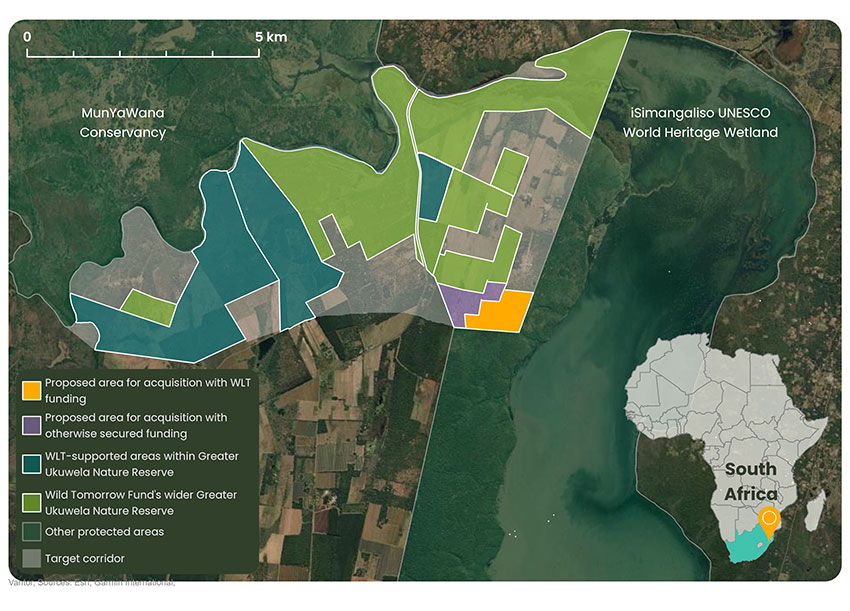 South Africa appeal map